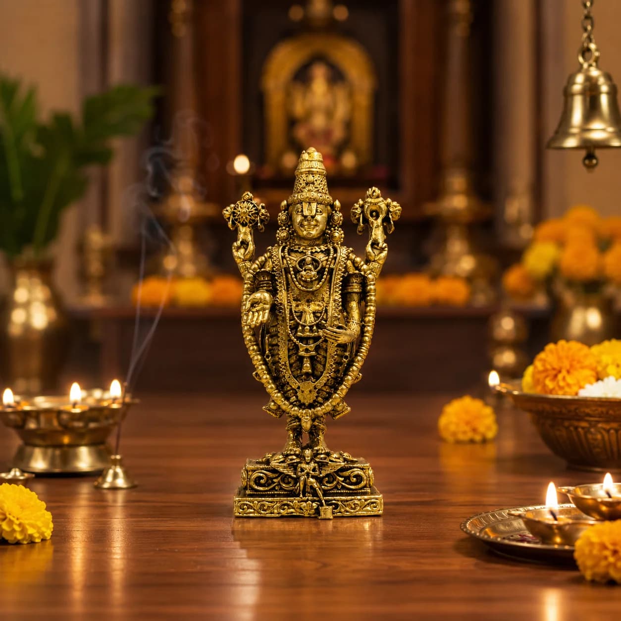Tirupati Balaji Brass Idol