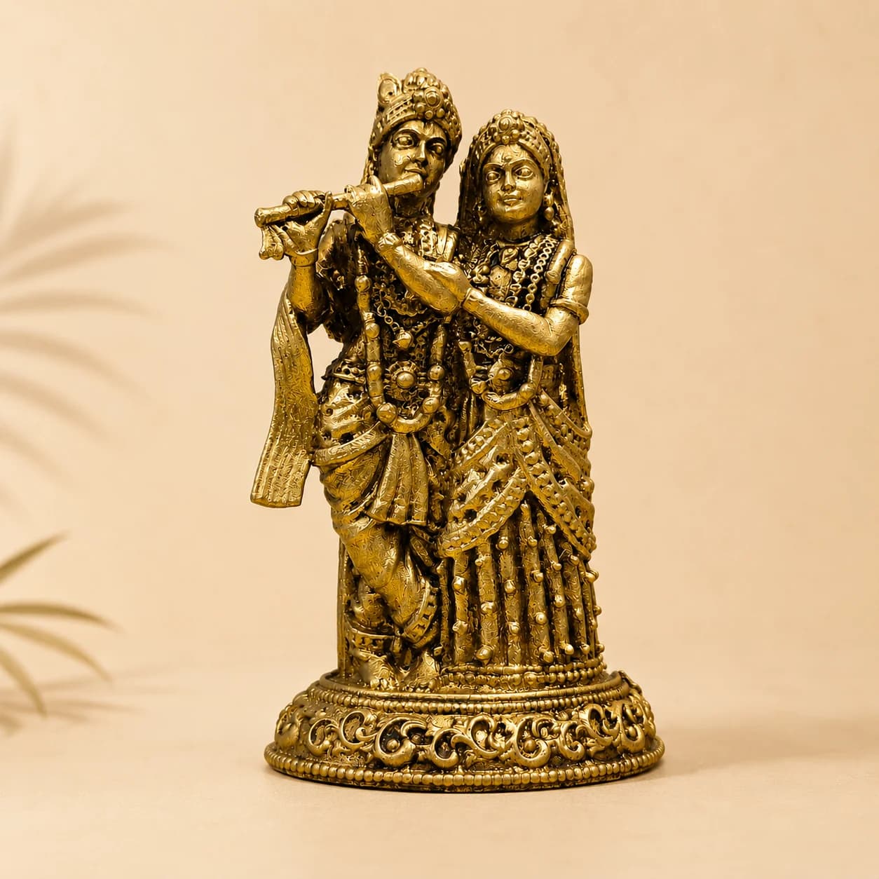 Brass Radha Krishna Brass Idol